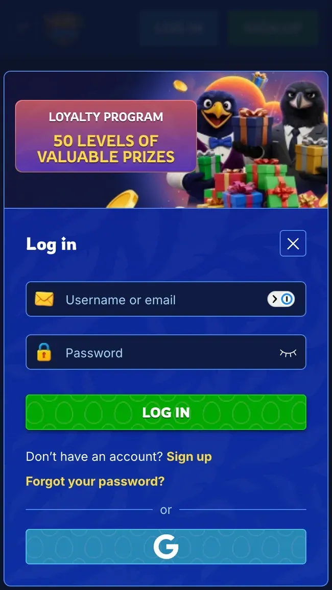 Birdspin Login
